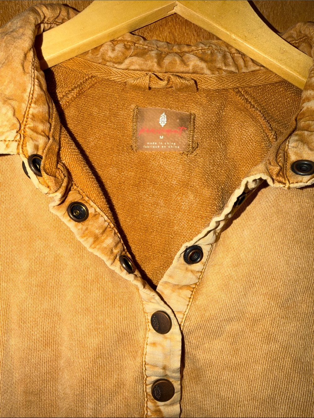 FP Movement by Free People Cropped Pullover Top in Tan - Picture 2 of 3